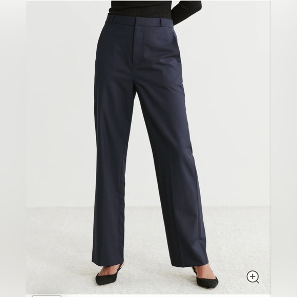 JENNI KAYNE Brentwood Trouser Dark Navy Pants in Size 0 - Picture 2 of 12